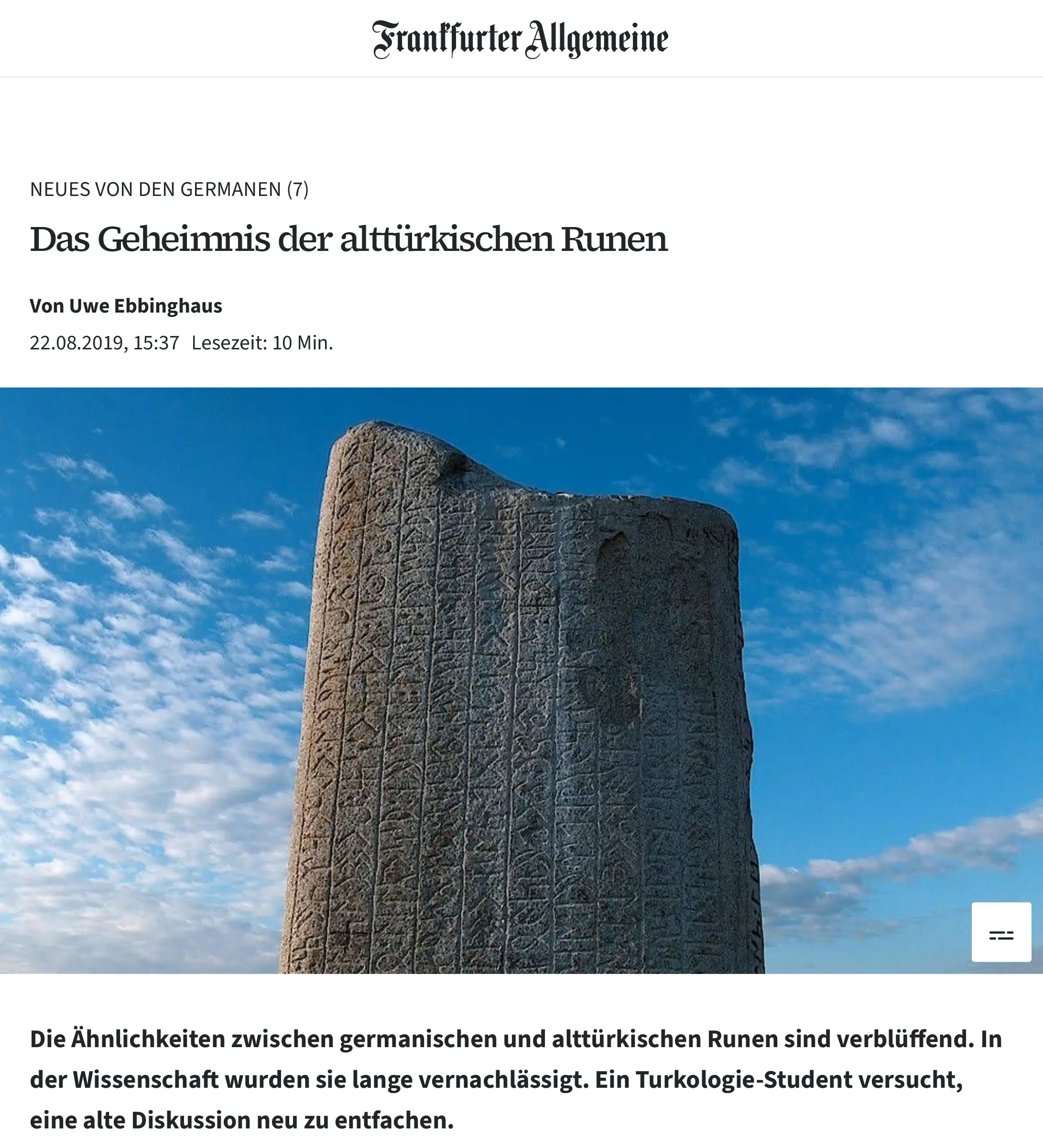 Rezeption durch Uwe Ebbinghaus